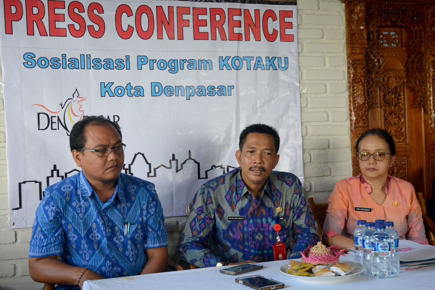 Sosialisasi dan Workshop Program Kota Tanpa Kumuh, Jumat (23/9) di Hotel Puri Kedaton Denpasar.  