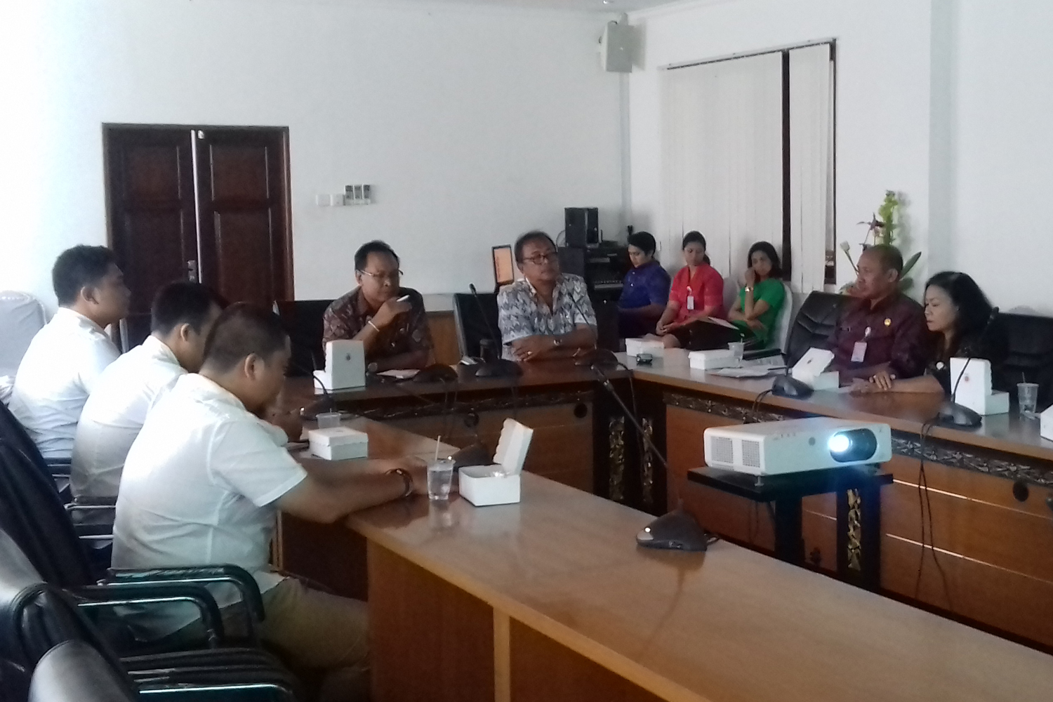 Rapat Pemuda Kreatif Kota Denpasar pada Jumat (30/9) di Ruang Praja Madya Kantor Walikota  Denpasar.