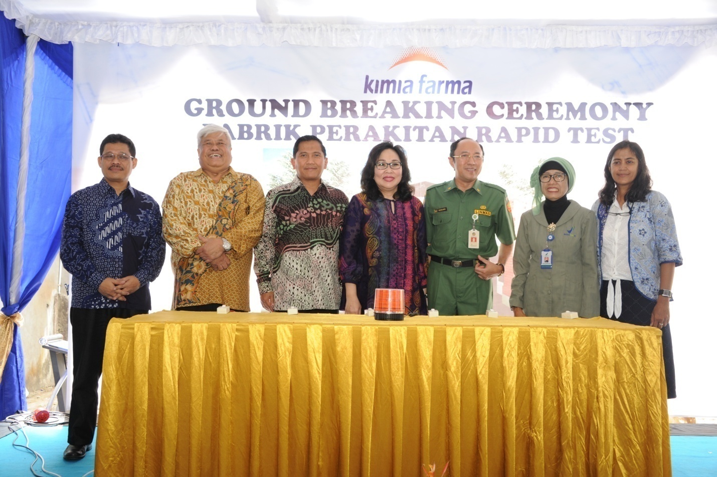 Ground Breaking Gedung Rapid Test Perseroan