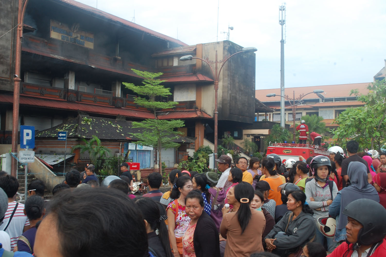 Pasar Badung Pasca Kebakaran.