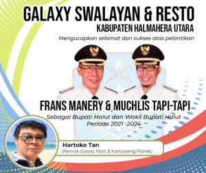 Galaxy Swalayan & Resto Mengucapkan Selamat kepada Frans Manery & Muchlis Tapi-Tapi