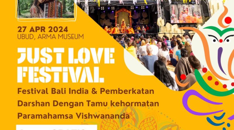 Just Love – Only Love: Festival Bali-India & Pemberkatan Darshan Bersama Paramahamsa Vishwananda Menyatukan Hati di Ubud