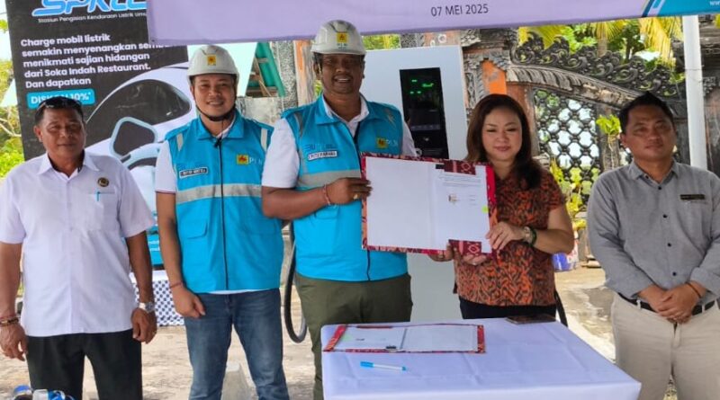 PLN Hadirkan SPKLU Ultra Fast Charging Pertama dan Satu-Satunya di Tabanan