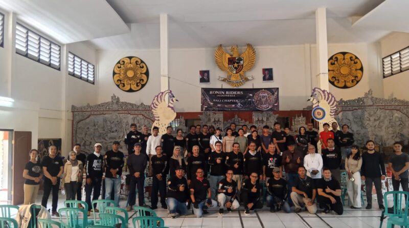 RONIN RIDERS Indonesia Chapter Bali Berbagi Kasih di Panti Asuhan Dana Punia di Banyuning Singaraja