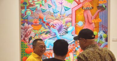 Rektor ISI Prof. ‘Kun’ Adnyana Buka Pameran “Vernal Artistic” Empat Pelukis di Santrian Gallery Sanur