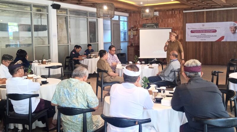 Penyerapan Aspirasi Masyarakat MPR RI, Rai Mantra Dorong Komitmen Politik dalam Perlindungan Masyarakat Adat Penyerapan Aspirasi Masyarakat MPR RI, Rai Mantra Dorong Komitmen Politik dalam Perlindungan Masyarakat Adat