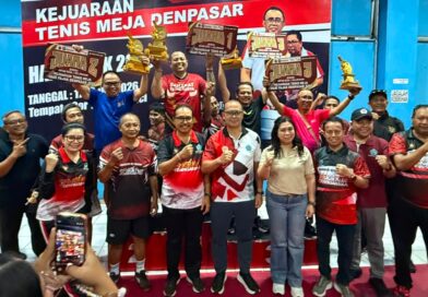 Turnamen Tenis Meja Hari Pajak Berakhir, Desa Tegal Kertha dan Desa Sumerta Kaja Juara Turnamen Tenis Meja Hari Pajak Berakhir, Desa Tegal Kertha dan Desa Sumerta Kaja Juara